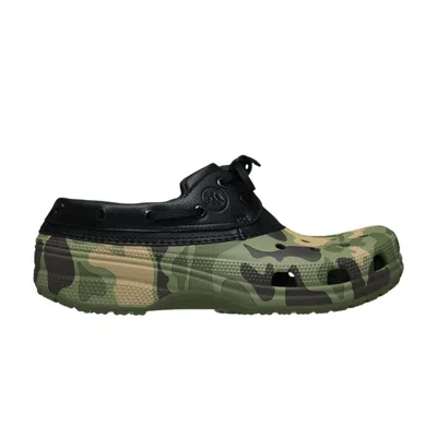 Pre-owned Crocs Classic Duck Camo Boat Shoe 'black Cargo' | Men's Size 4