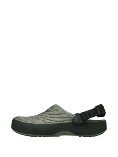Crocs Classic Elevated Quilted Mules In Multi