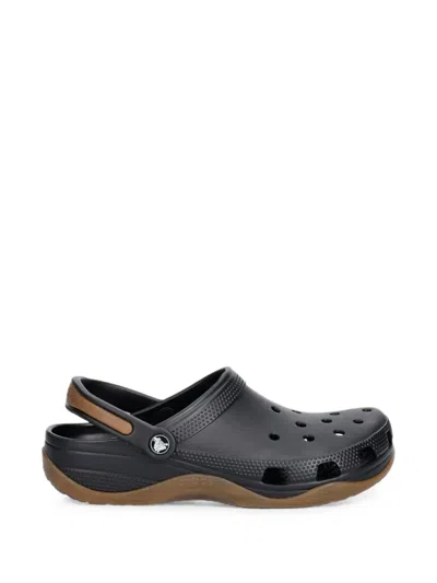 Crocs Classic Evo Gum Clogs In Black