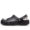 Crocs Classic Feel The Positivity Casual Unisex Black Sandals