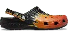 Crocs Classic Flames Clog In Black/multi