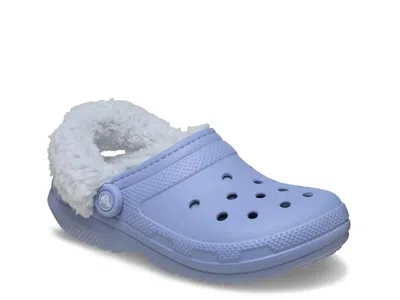 Crocs Mens  Classic Fleece Lined Clogs In Blue Haze