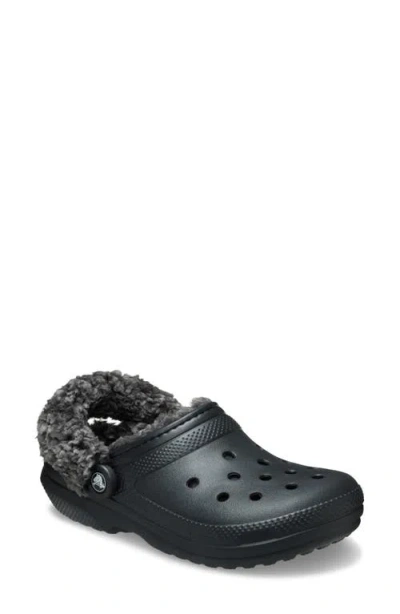 Crocs Classic Fleece Lined Clog In Green