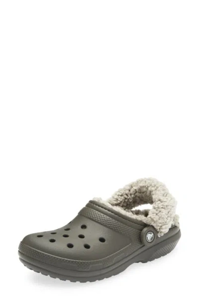 Crocs Classic Fleece Lined Clog In Animal Print