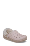 Crocs Classic Fleece Lined Clog In Neutral