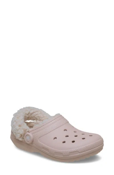 Crocs Classic Fleece Lined Clog In Neutral
