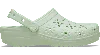 Crocs Classic Floral Cut-out Clog In Jade Tint