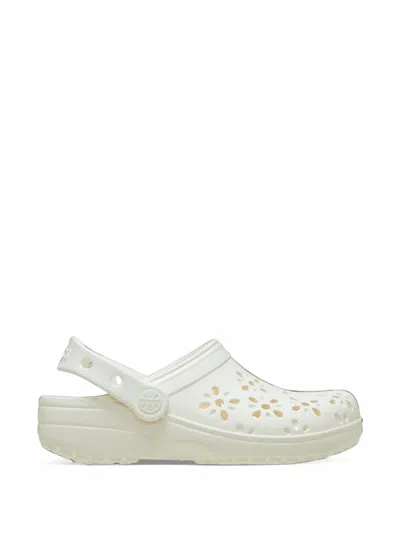 Crocs Classic Floral Cut-out Closed-toe Mules In Multi