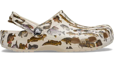 Crocs Classic Freshwater Fish Clog In Multi