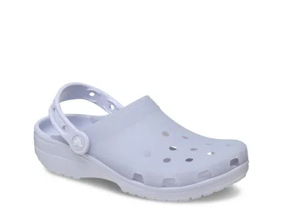Crocs Classic Frosted Clog In Purple