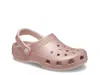 Crocs Classic Glitter Clog In Pink