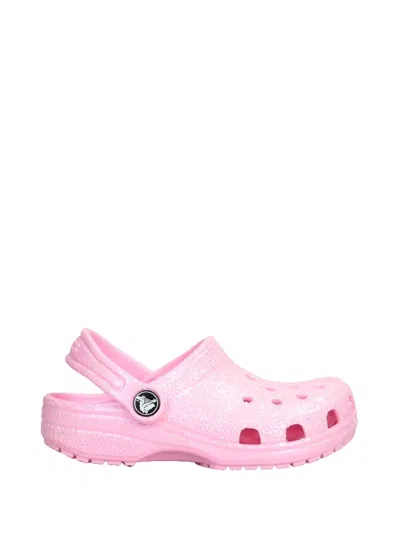 Crocs Kids' Classic Glitter Clog K In Pink