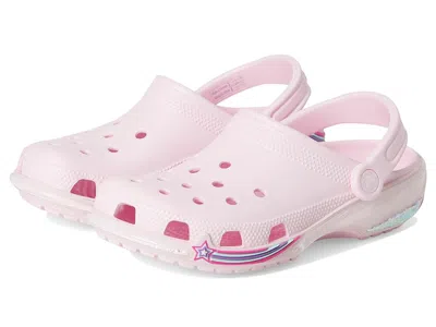 Crocs Classic Graphic Clogs (little Kid/big Kid) Kid's Shoes Pink Milk 1 : 12 Little Kid M, Eva