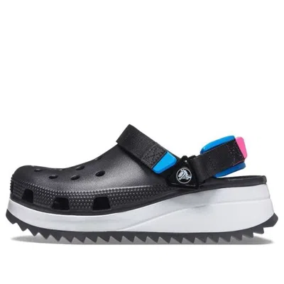 Crocs Classic Hiker Clog Sports Black Blue Red Sandals 'black Blue Red'