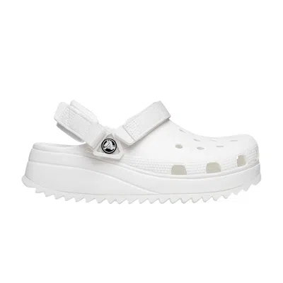 Pre-owned Crocs Classic Hiker Clog 'triple White' | Men's Size 8