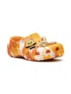 Crocs Classic "honey Nut Cheerios" Clogs In Orange