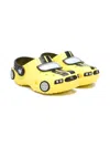 Crocs Yellow Kids' I Am Race Car Classic Rubber Clogs Eur 20 / 4 Uk In Multi