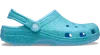 Crocs Classic Iridescent Glitter Clog In Tinted Glass