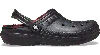 Crocs Classic Lined Buff Check Clog In Black