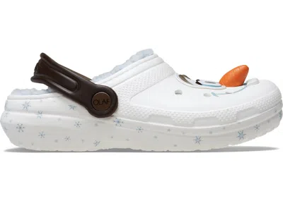 Pre-owned Crocs Classic Lined Clog Disney Frozen Olaf (kids) Sneakers