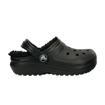 Pre-owned Crocs Classic Lined Clog Kids 'black' | Kid's Size 2