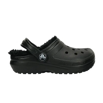 Pre-owned Crocs Classic Lined Clog Kids 'black' | Kid's Size 6
