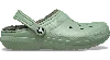 Crocs Classic Lined Clog In Moss/multi