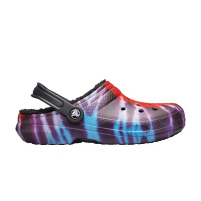 Pre-owned Crocs Classic Lined Clog 'tie-dye' | Multi-color | Men's Size 7 In Multicolor