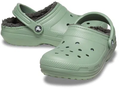 Crocs Classic Lined Clogs Clog Shoes Moss/multi :