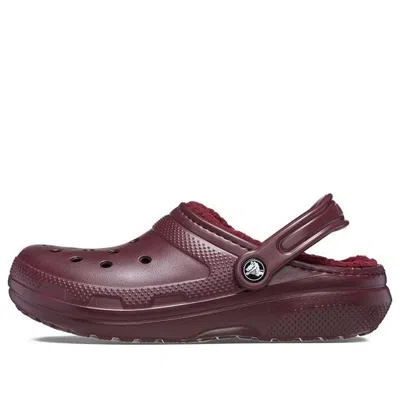 Crocs Classic Lined Clogs 'dark Cherry'