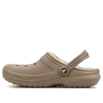 CROCS CROCS CLASSIC LINED CLOGS 'MUSHROOM BONE'