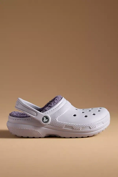 Crocs Classic Lined Clogs In Purple