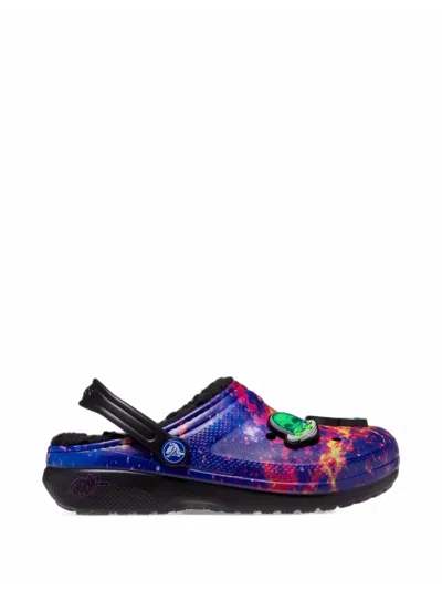 Crocs Kids' Classic Lined Galaxy Clogs In Multi