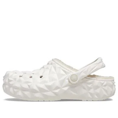 Crocs Classic Lined Geometric Clogs 'white'