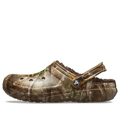 Crocs Classic Lined Realtree Edge® Clog In Chocolate/chocolate