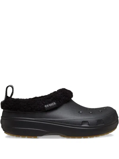 Crocs Classic Fleece Lined Shorty Clog In Black