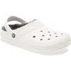 Crocs ™ Classic Lined Slipper In White/grey