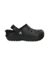 Crocs Kids' Classic Lined Td "black" Clogs