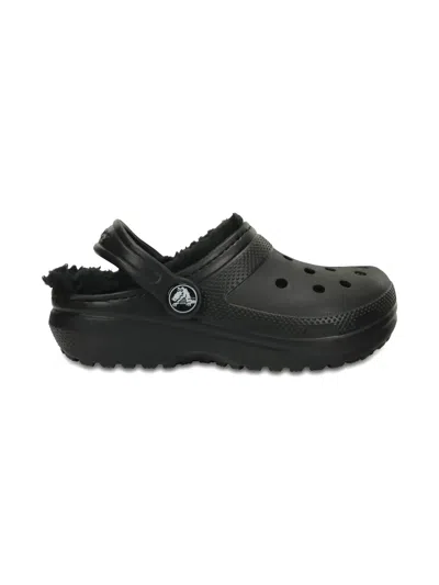 Crocs Kids' Classic Lined Td "black" Clogs