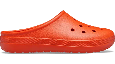 Crocs Classic Low Profile Clog In Lava