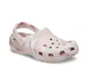 Crocs Womens Marbled Quartz Multi Classic Marbled Rubber Clogs In Pink