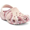 Crocs Classic Marbled Clog In Pink