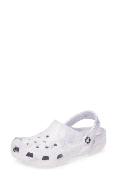 Crocs Classic Marbled Clog In Pink