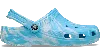 Crocs Classic Marbled Clog In Tinted Glass/multi