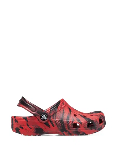Crocs Kids' Classic Marbled Clogs In Brown