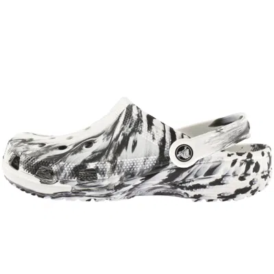 Crocs Classic Marbled Clogs White