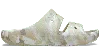 Crocs Classic Marbled Sandal V2 In Bone/multi