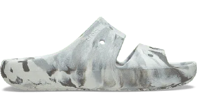 Crocs Classic Marbled Sandal V2 In Moonlight/multi