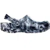 Crocs Classic Marbled Tie-dye Clog Blue / Multi 206867-103 Men's In Blue