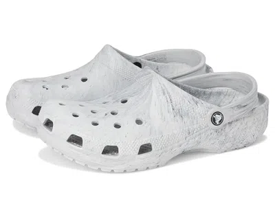 Crocs Classic Marbled Tie-dye Clog Clog Shoes Grey Swirl : In Gray